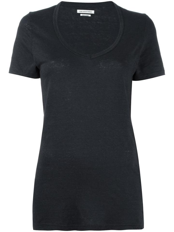 Isabel Marant Étoile 'kid' T-shirt, Size: Xs, Grey, Linen/flax