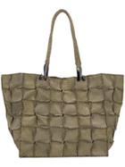 Jamin Puech Embossed Shopper Tote - Green