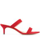 Alexandre Birman Double Strap Sandals - Red