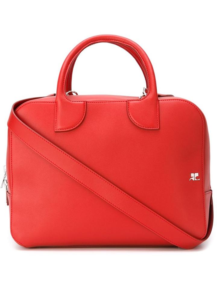 Courrèges Large Tote, Women's, Red