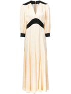 Jill Stuart V-neck Flared Dress - Nude & Neutrals