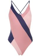 Brigitte - Panelled Swimsuit - Women - Polyamide/spandex/elastane - P, Pink, Polyamide/spandex/elastane