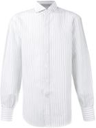 Brunello Cucinelli - Striped Shirt - Men - Cotton/linen/flax - L, White, Cotton/linen/flax