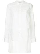 Sea Double Layer Classic Shirt - White
