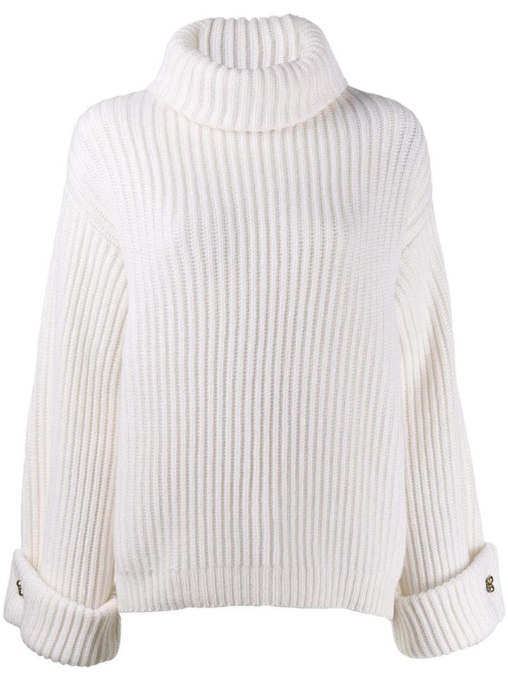 Brunello Cucinelli Ribbed Knit Sweater - White
