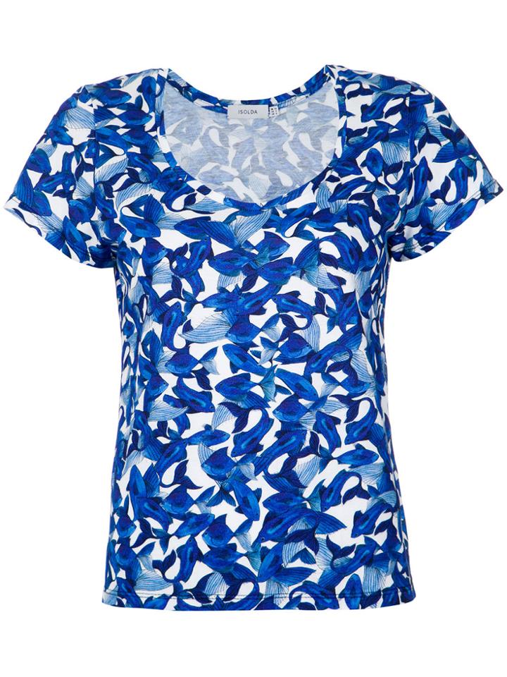 Isolda Printed T-shirt - Blue