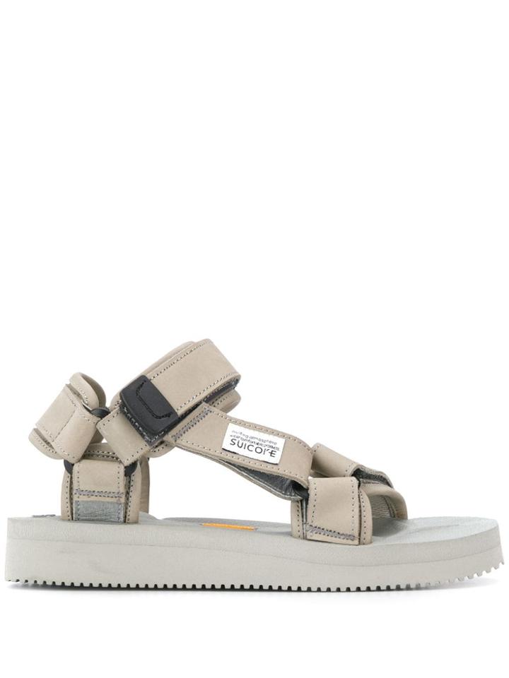Suicoke Textured Strap Sandals - Grey