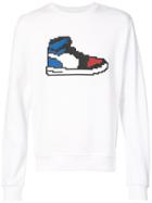 Mostly Heard Rarely Seen 8-bit Americano Sneaker Sweatshirt - White
