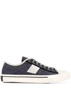 John Varvatos Patterned Low Top Sneakers - Blue