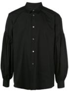 Comme Des Garçons Homme Plus Broad Sleeve Shirt - Black