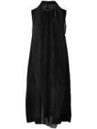 Demoo Parkchoonmoo Sheer Sleeveless Waistcoat, Women's, Size: 42, Black, Polyester/acetate