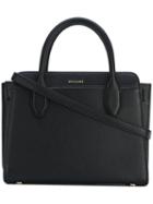 Bulgari - Logo Plaque Tote - Women - Calf Leather - One Size, Black, Calf Leather