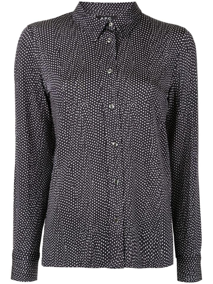A.p.c. Eleonore Chemise Shirt - Black