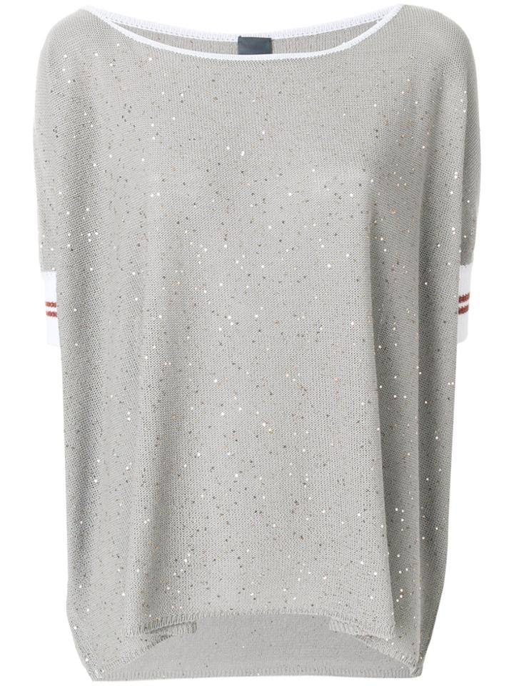 Lorena Antoniazzi Knitted Top - Grey