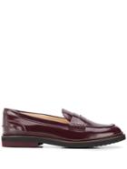 Tod's Classic Penny Loafers - Red