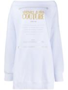 Versace Jeans Couture Brushed Fleece Jumper - Blue
