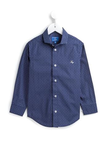 Fay Kids Paisley Print Shirt