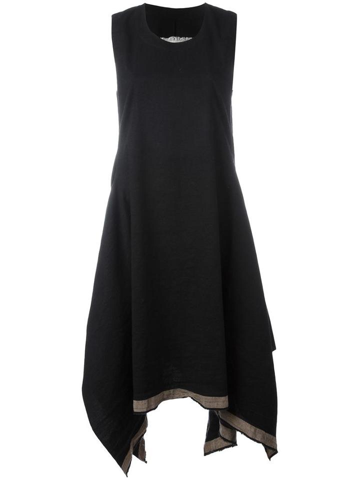 Uma Wang 'tormenta' Dress, Women's, Size: Small, Black, Virgin Wool/ramie/spandex/elastane