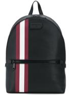 Bally Striped Backpack - Black