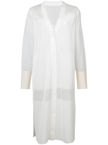 Kuho Long Cardigan - White