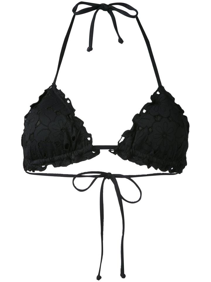 Mc2 Saint Barth - Sagittarius Bikini Top - Women - Polyimide - M, Black, Polyimide