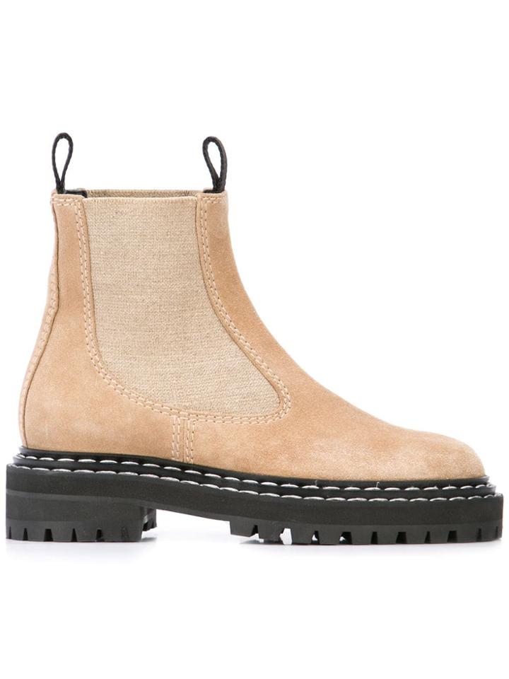 Proenza Schouler Chelsea Boots - Brown