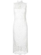 Rebecca Vallance Sophia Midi Lace Dress - White