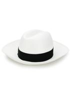 Borsalino Strap Detail Hat - Neutrals