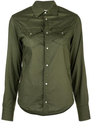 A Shirt Thing Long-sleeve Fitted Shirt - Green