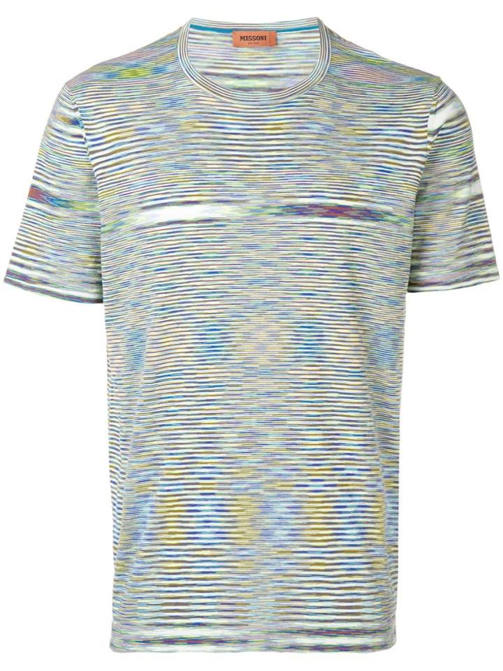 Missoni Distorted Print T-shirt - Green