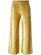 Ashish Sequin Trousers, Women's, Size: Medium, Grey, Cotton/polyester/silk