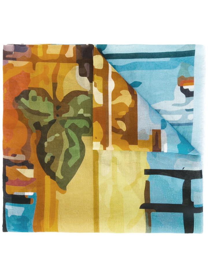 Fefè Abstract Print Scarf - Unavailable