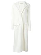 Stella Mccartney Cut Out Detail Coat, Women's, Size: 34, Nude/neutrals, Viscose/virgin Wool