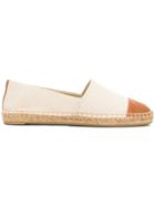 Tory Burch Colourblock Canvas Espadrilles - Neutrals