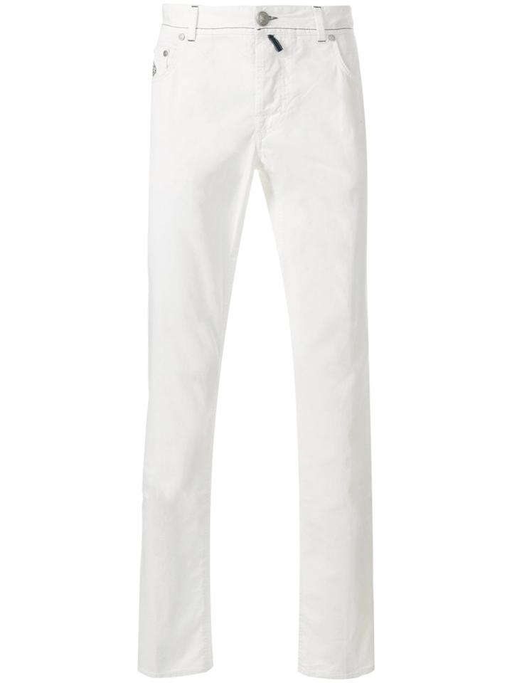 Borrelli Slim-fit Jeans - White