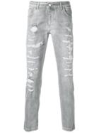 Entre Amis Distressed Style Jeans - Grey