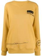 Peuterey Logo Print Sweatshirt - Yellow