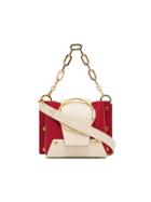 Yuzefi Red Delila Mini Leather Cross Body Bag