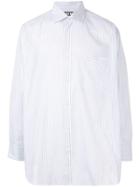 Jacquemus Striped Long-sleeve Shirt - White