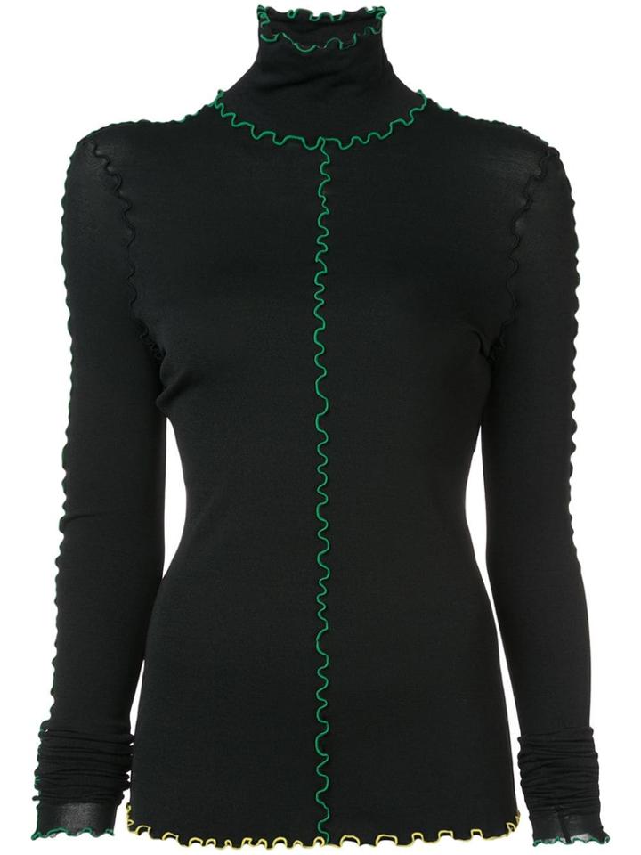 Proenza Schouler Puff Sleeve Top - Black