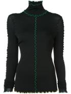 Proenza Schouler Puff Sleeve Top - Black