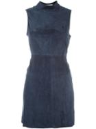 T By Alexander Wang Fitted Suede Dress
