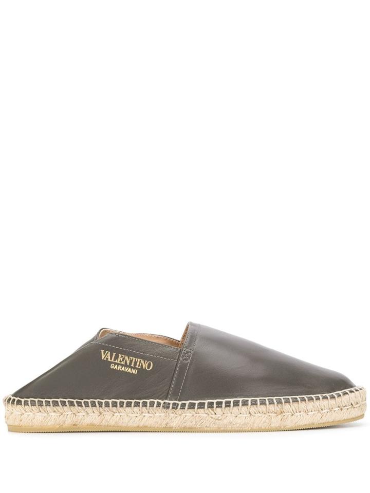 Valentino Logo Espadrilles - Grey