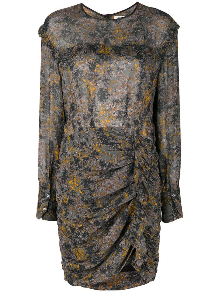 Isabel Marant Étoile - Étoile Ruffle Print Dress - Women - Viscose - 38, Viscose