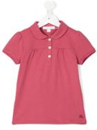 Burberry Kids Ruched Detail Polo Shirt, Girl's, Size: 6 Yrs, Pink/purple