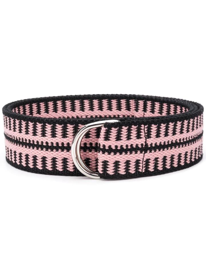 Isabel Marant Aztec Patterned Belt - Black
