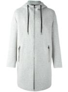 Plac Zipped Mid Hoodie, Men's, Size: Medium, Grey, Nylon/polyester/wool