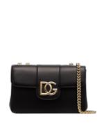 Dolce & Gabbana Small Millenials Leather Shoulder Bag - Black