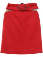 Nk Belted Skirt - Red
