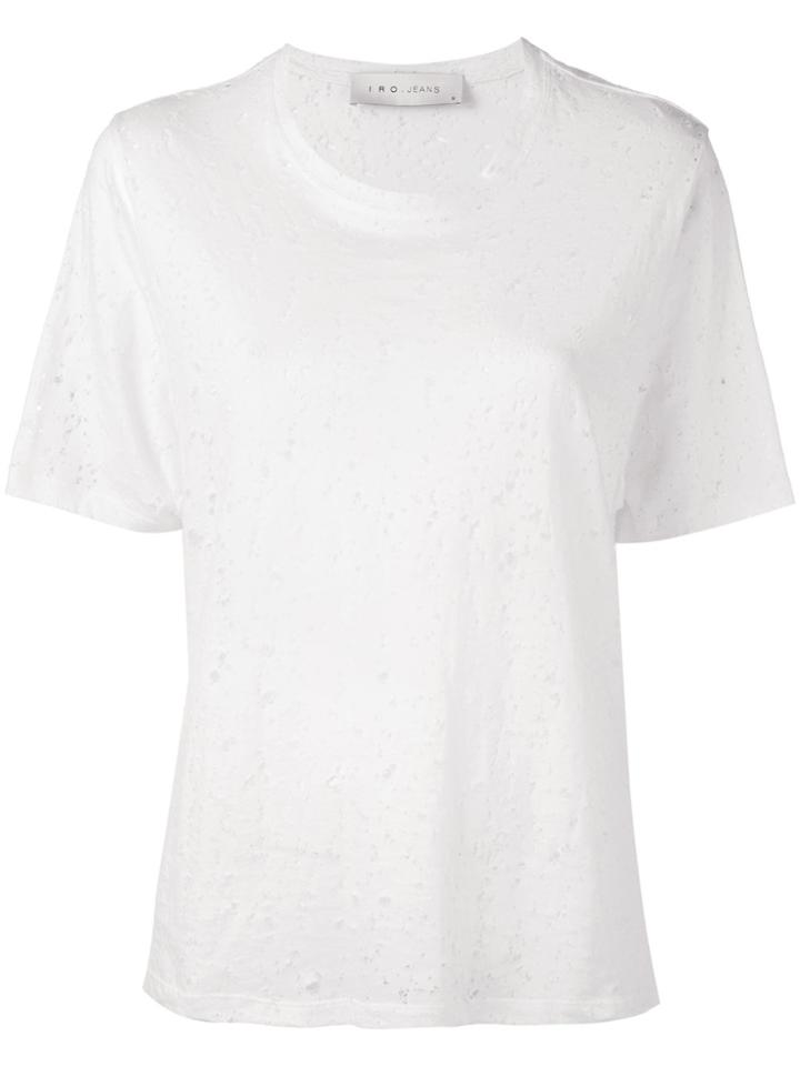 Iro Distressed T-shirt - White